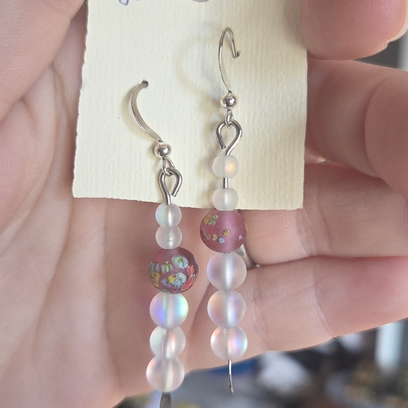 Handmade Jewelry - Elegant Beaded Earrings